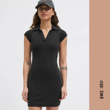 ROBE FEMME FELIA RIB NOIR, JJXX - DM2 SHOP