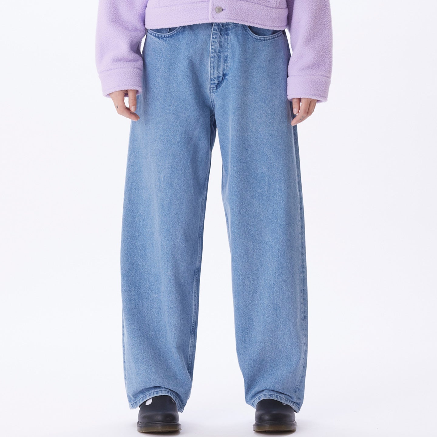 JEANS UNISEX BIGWIG BAGGY LIGHT INDIGO OBEY - DM2 SHOP