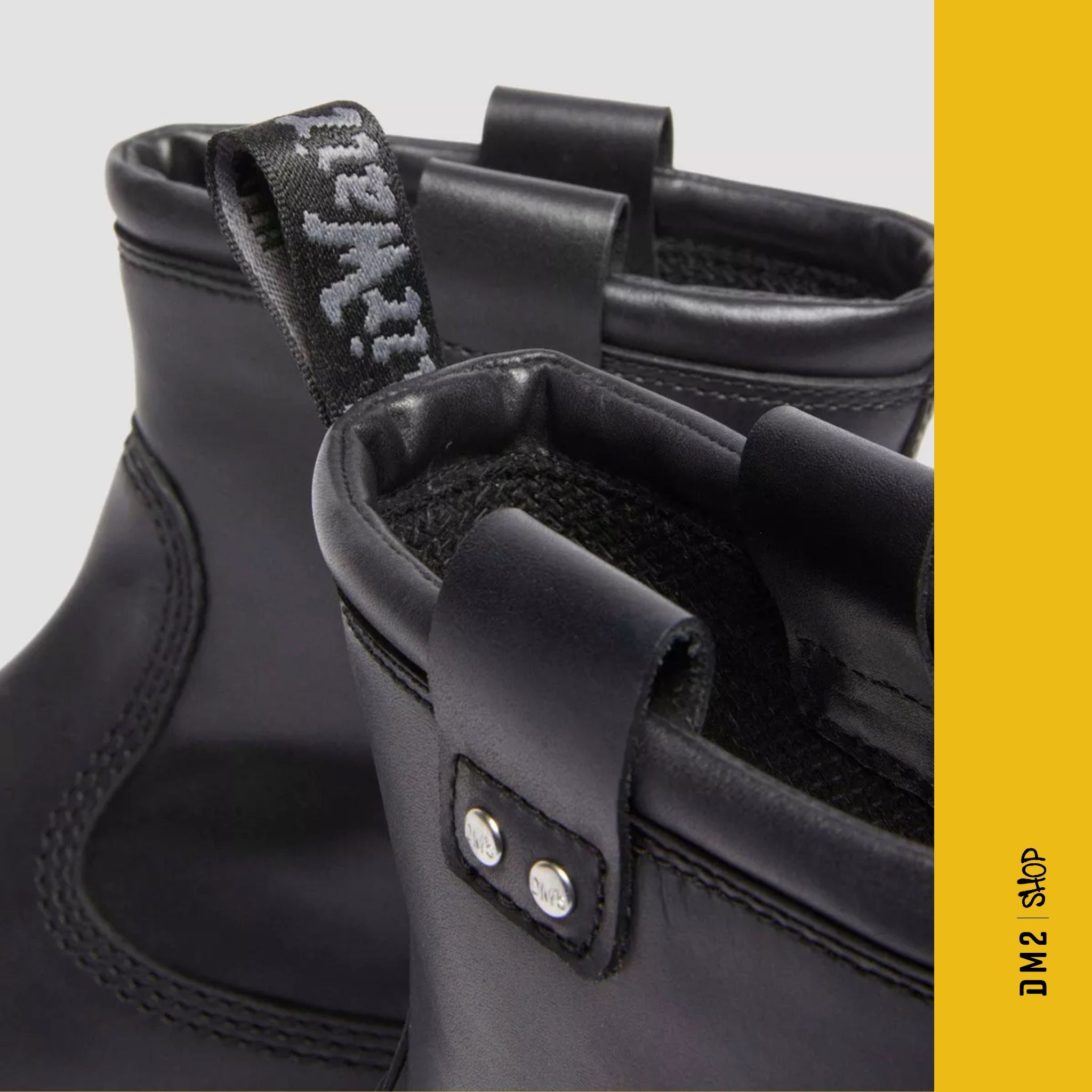 BOTTILLONS ANISTONE LO LEATHER BIKER NOIR, DR.MARTENS - DM2 SHOP