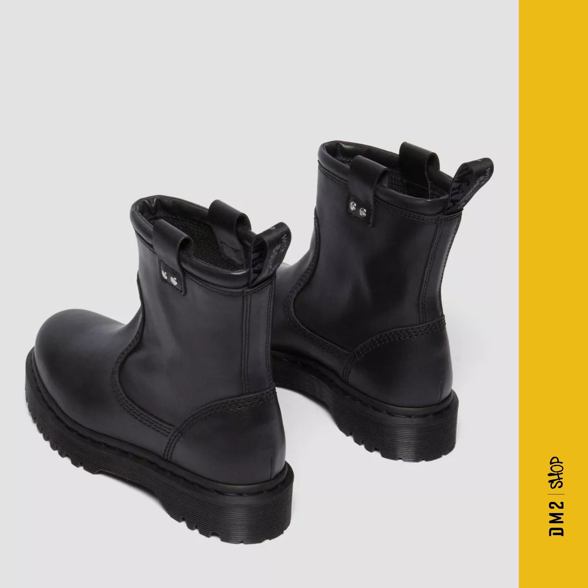 BOTTILLONS ANISTONE LO LEATHER BIKER NOIR, DR.MARTENS - DM2 SHOP