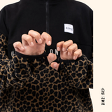 BALL FLEECE - POLAR FEMME - BLACK LEOPARD