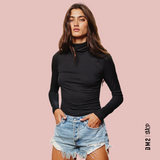 BODYSUITS EN RIB NOIR FEMME - DM2 SHOP