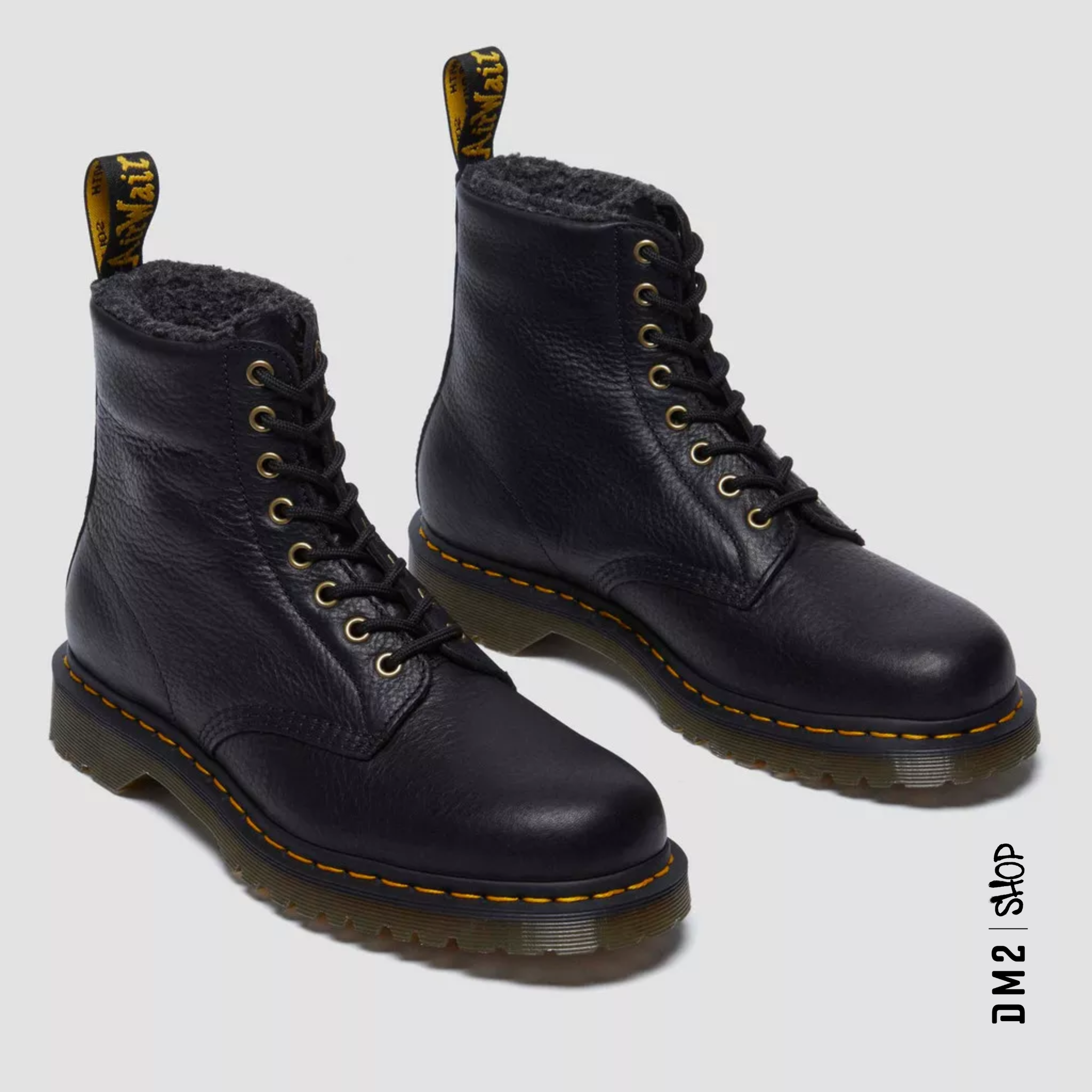 BOTTILLONS DR.MARTENS 1460 CUIR GRIZZLY