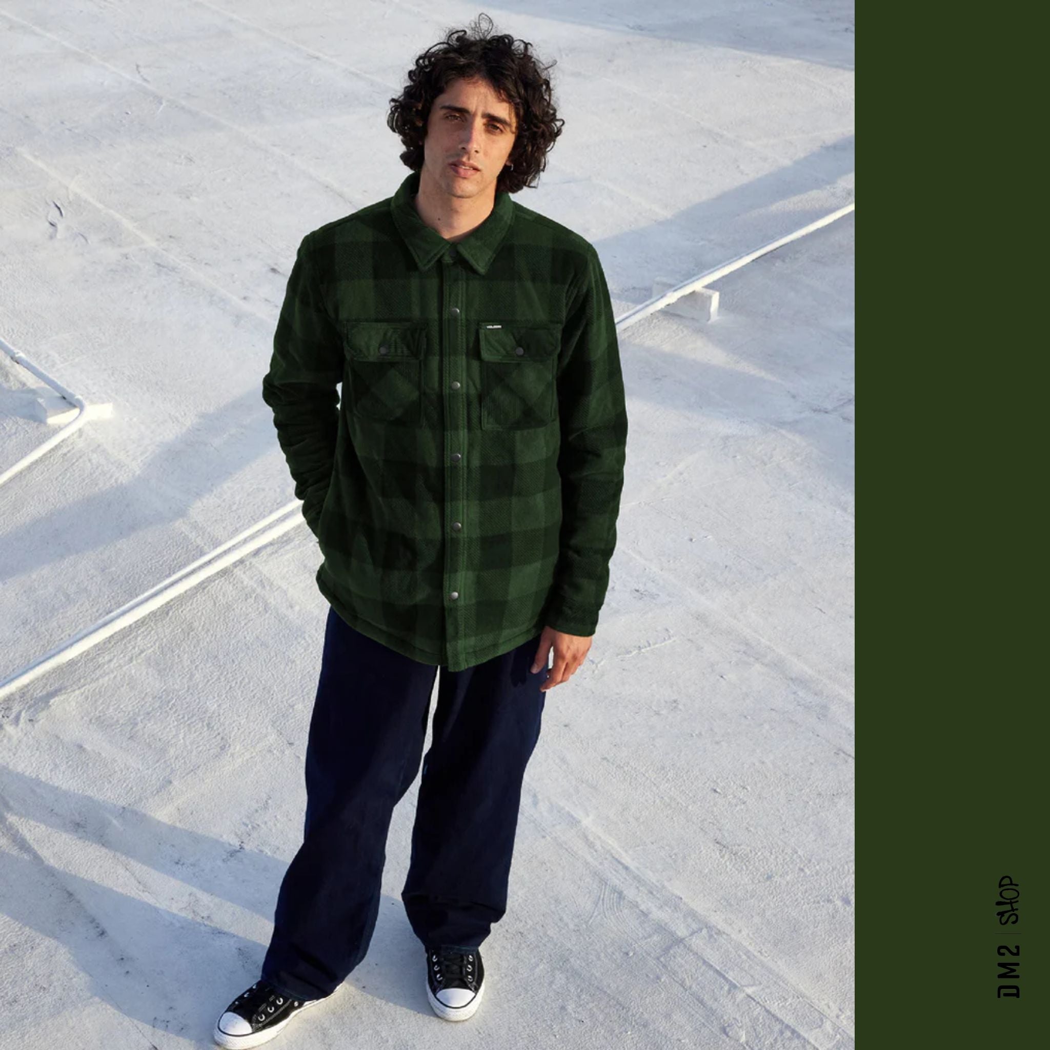 CHEMISE DOUBLÉ POLAR BOWERED, VOLCOM (2 couleurs) - DM2 SHOP