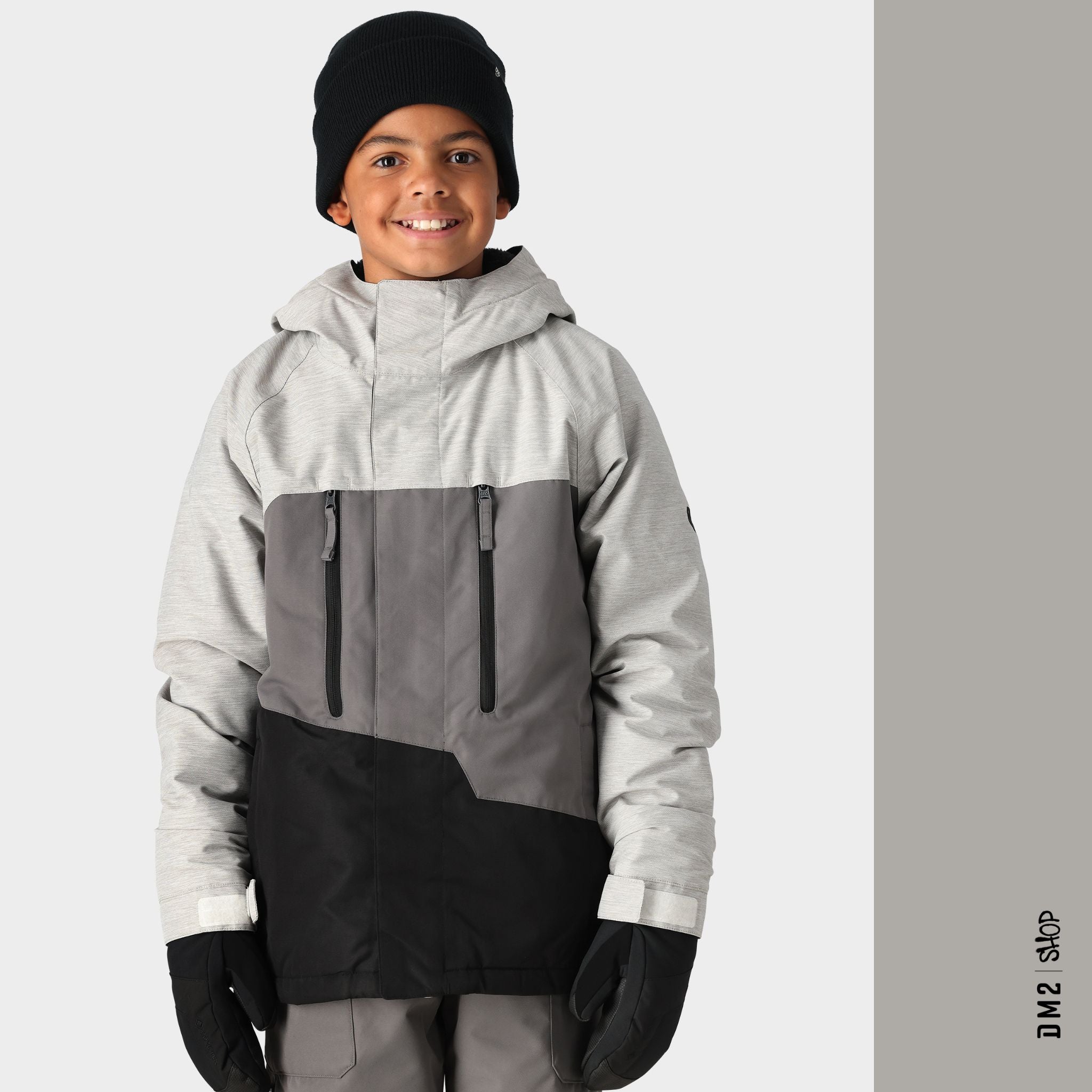 MANTEAU SNOW JUNIOR GEO WHITE HEATHER - DM2 SHOP