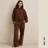 JOGGING RHYTHM CONTRAST BRUN FEMME - DM2 SHOP