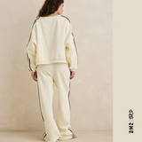 JOGGING RHYTHM CONTRAST CREAM FEMME - DM2 SHOP