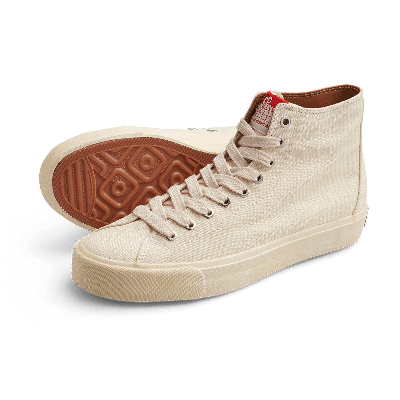CHAUSSURES HI CANVAS BLANC LAST RESORT - DM2 SHOP