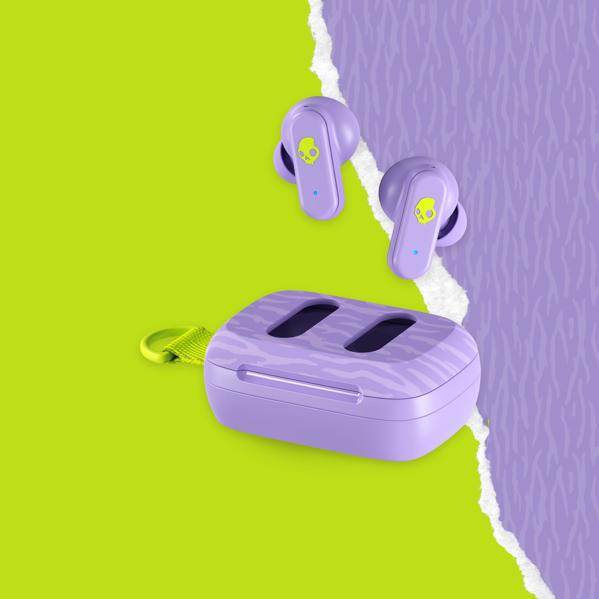 DIME 3 META MAUVE ACID SNOW SKULLCANDY - DM2 SHOP