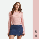 HAUT BRIXTON FEMME DOLLY DENTELLE ROSE - DM2 SHOP