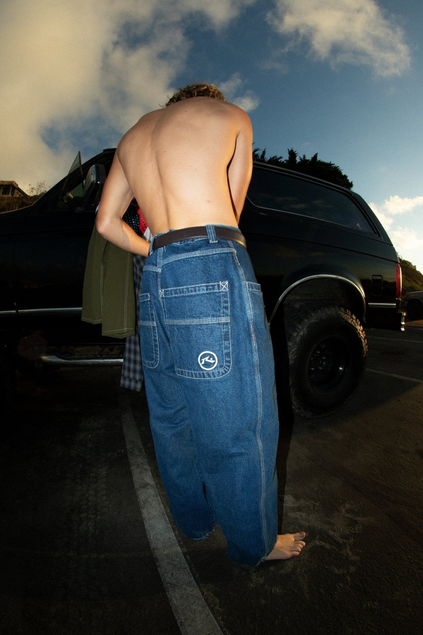 RUSTY JEANS BAGGY HOMME FLIP DADDY DEEP SEA - DM2 SHOP