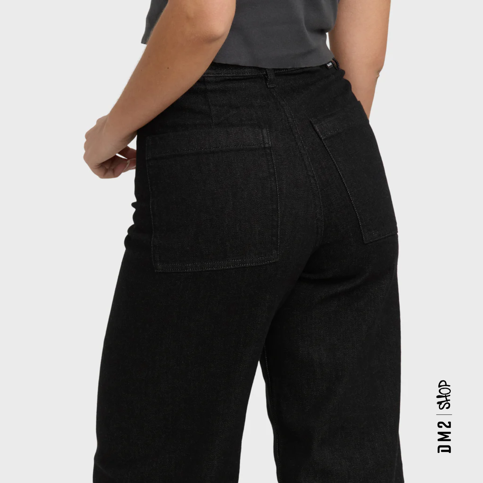 JEANS TAILLE HAUTE - FREEFALL NOIR - FEMME