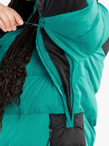 DOUDOUNE SNOW FEMME PUFFLEUP VERT VOLCOM - DM2 SHOP