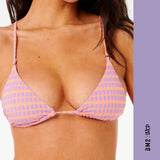 BIKINI HAUT FEMME ISLES PLAID TRIANGLE, RIP CURL - DM2 SHOP