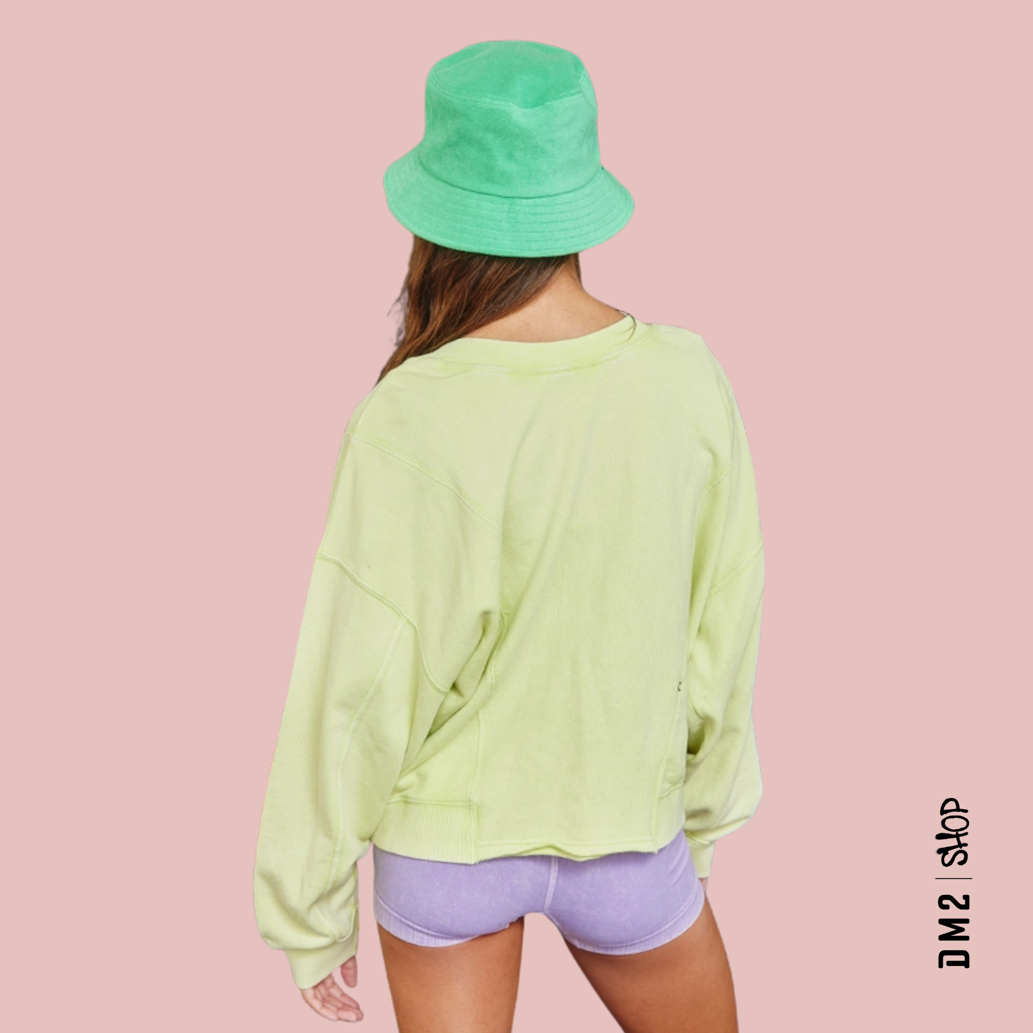 CHANDAIL FEMME TWIST TERRY TOP (2 couleurs) - DM2 SHOP