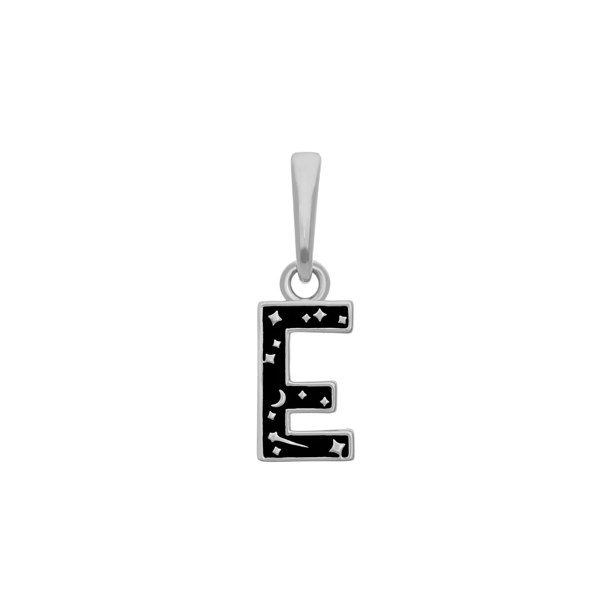BRELOQUE ALPHABET ARGENT RHODIUM - DM2 SHOP
