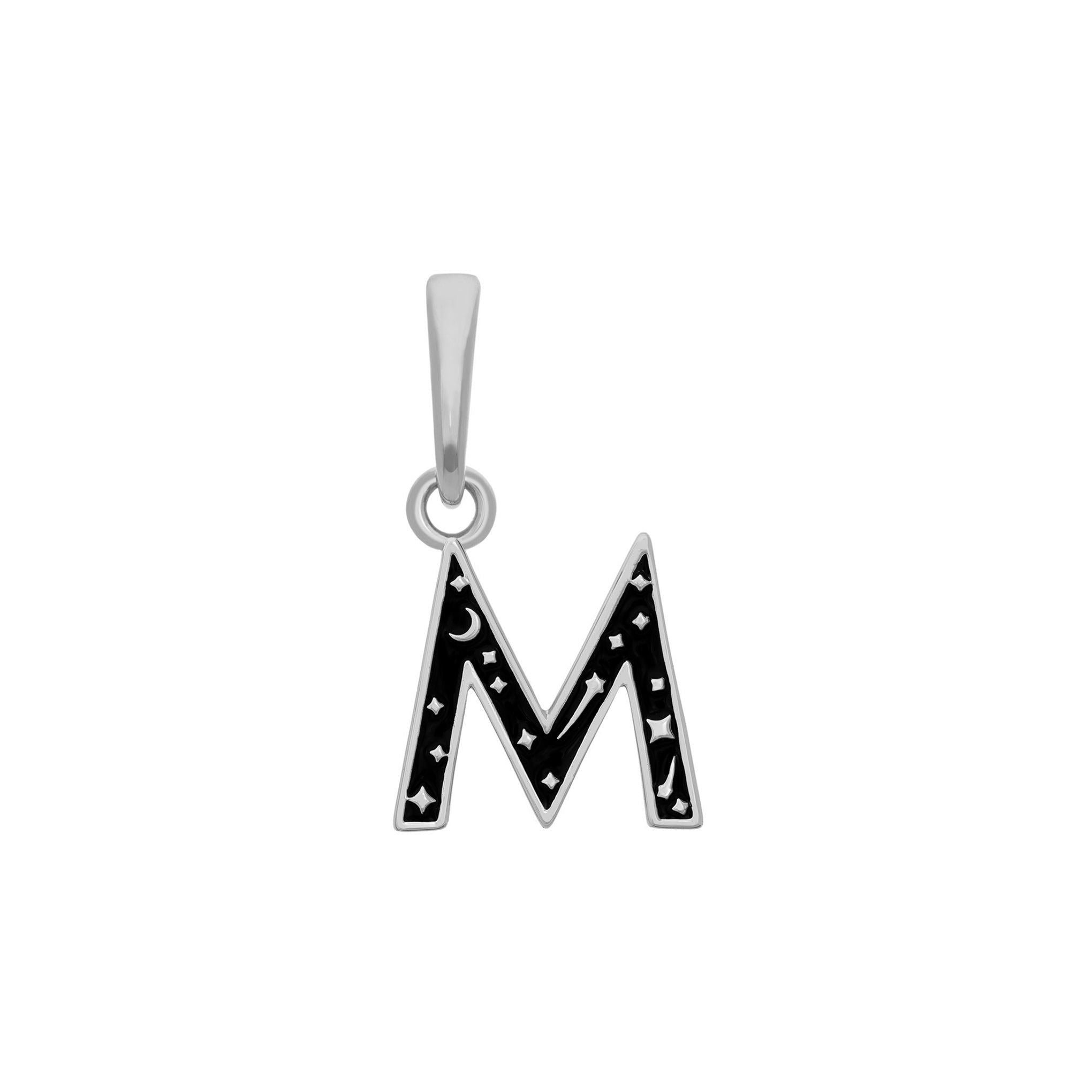 BRELOQUE ALPHABET ARGENT RHODIUM - DM2 SHOP