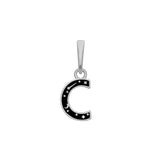 BRELOQUE ALPHABET ARGENT RHODIUM - DM2 SHOP