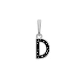 BRELOQUE ALPHABET ARGENT RHODIUM - DM2 SHOP