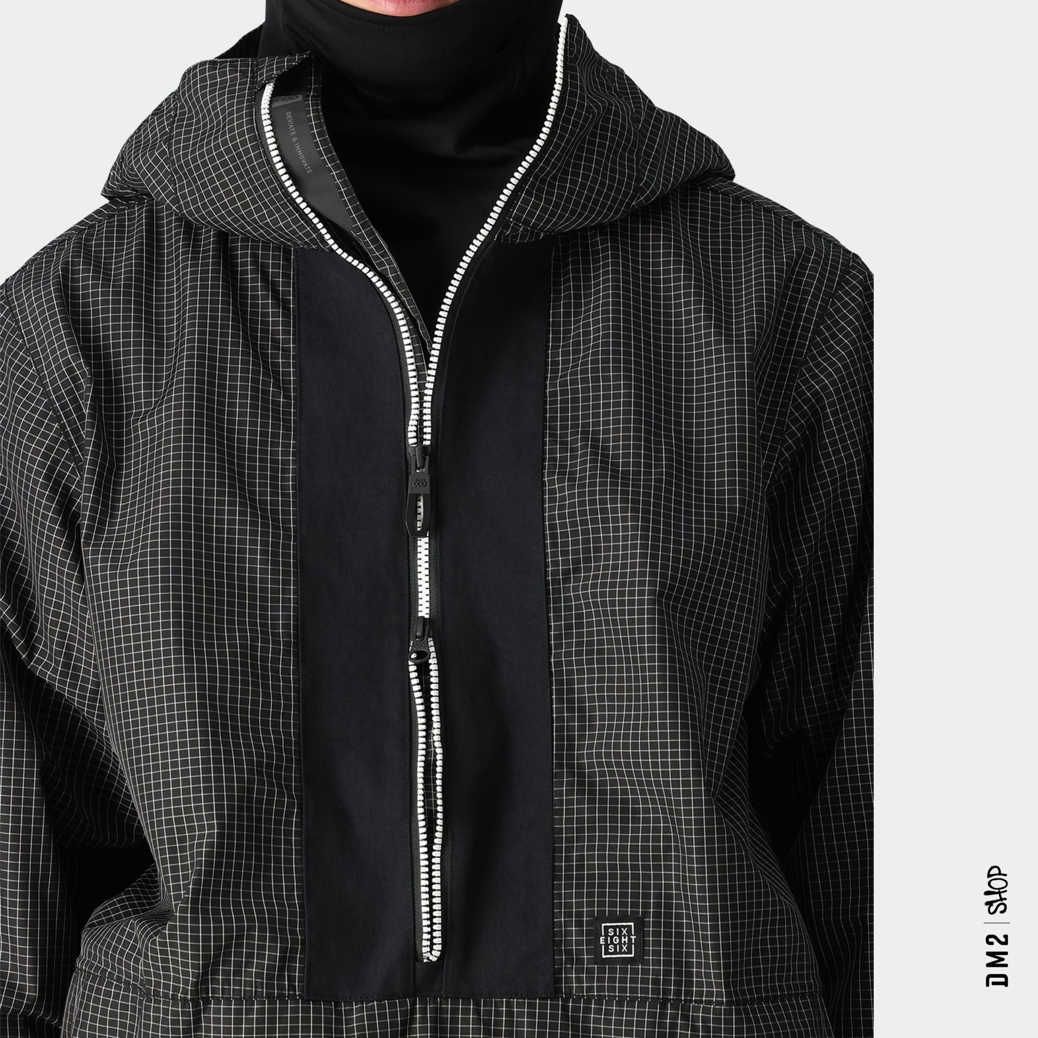 ANORAK 686 SHELL HOMME NOIR - DM2 SHOP