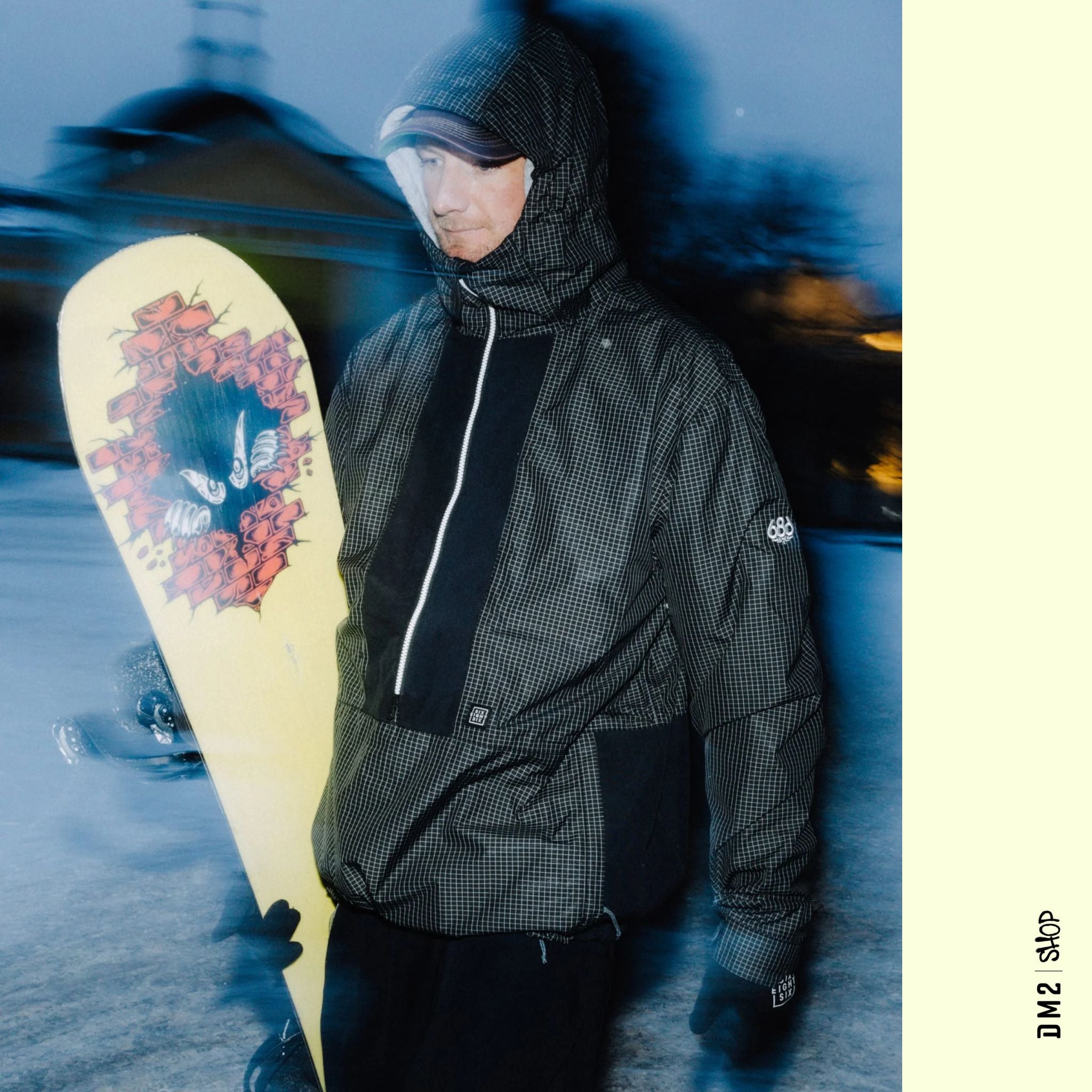 ANORAK 686 SHELL HOMME NOIR - DM2 SHOP