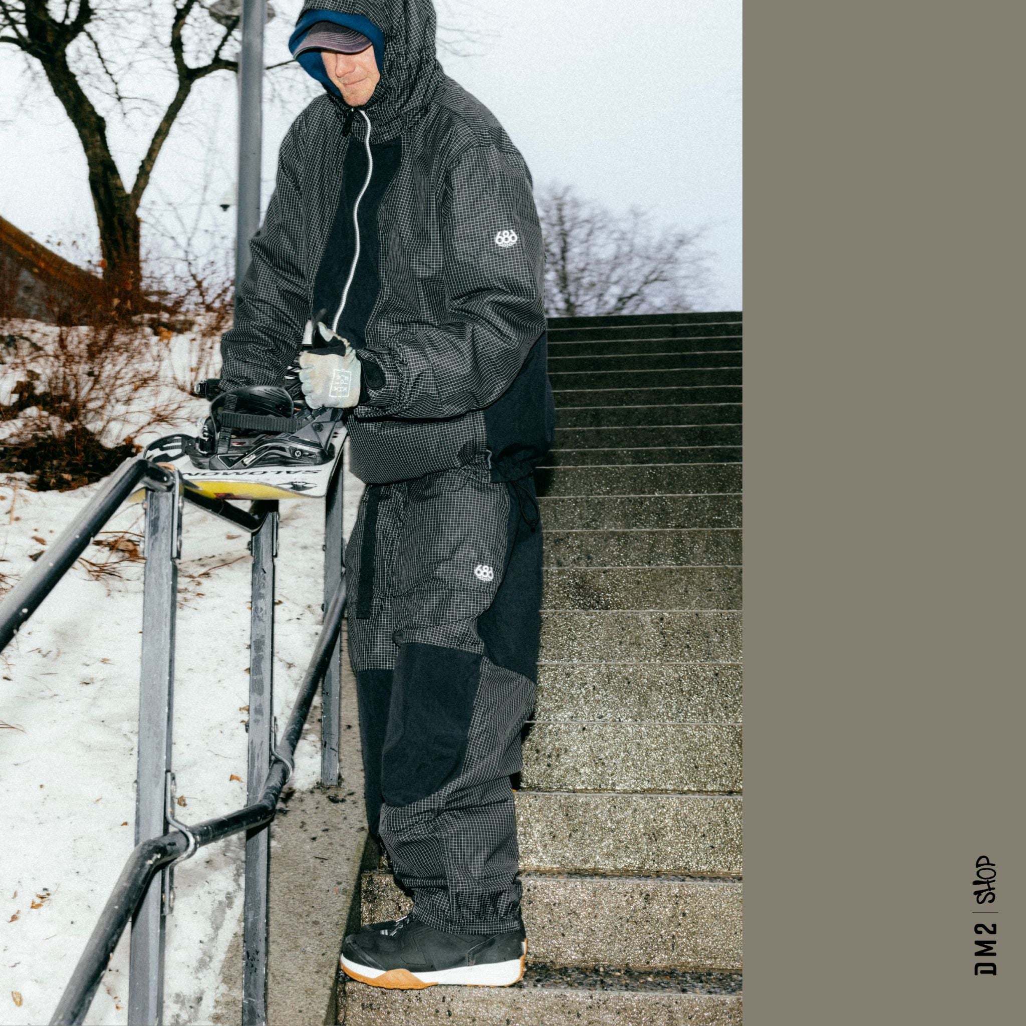 ANORAK 686 SHELL HOMME NOIR - DM2 SHOP