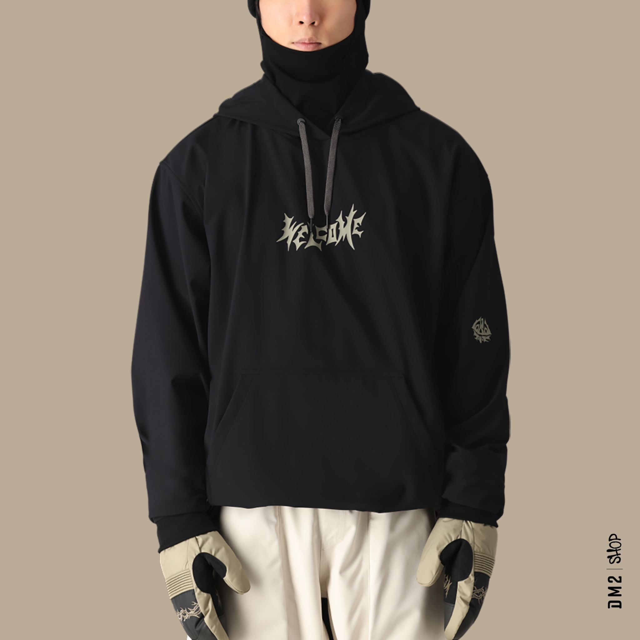 SOFTSHELL HOODIE 686 X WELCOME NOIR - DM2 SHOP