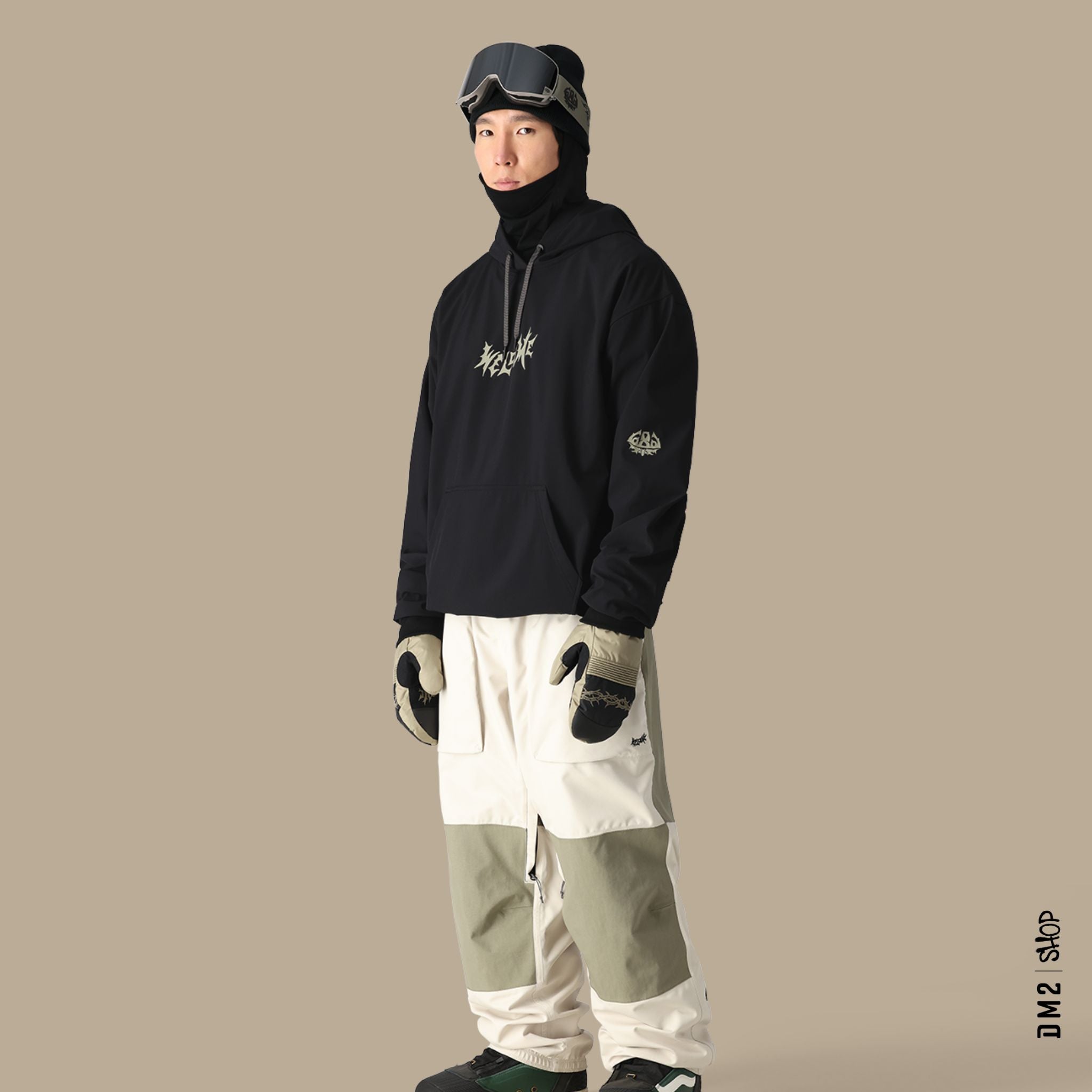 SOFTSHELL HOODIE 686 X WELCOME NOIR - DM2 SHOP