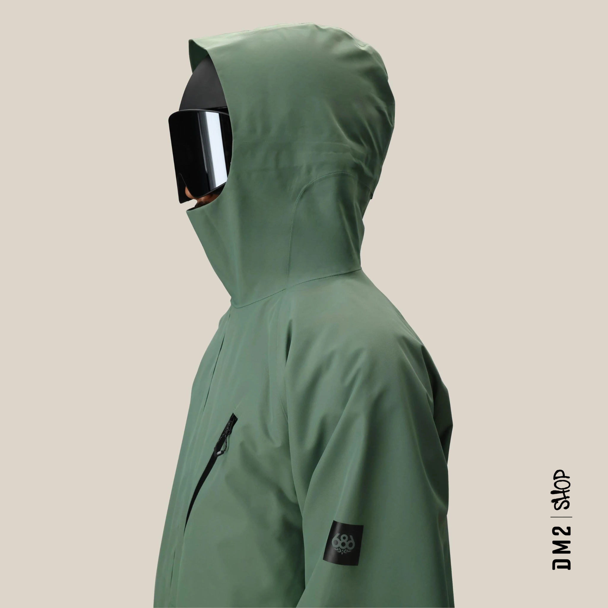 MANTEAU SNOW HOMME HYDRA THERMAGRAPH VERT