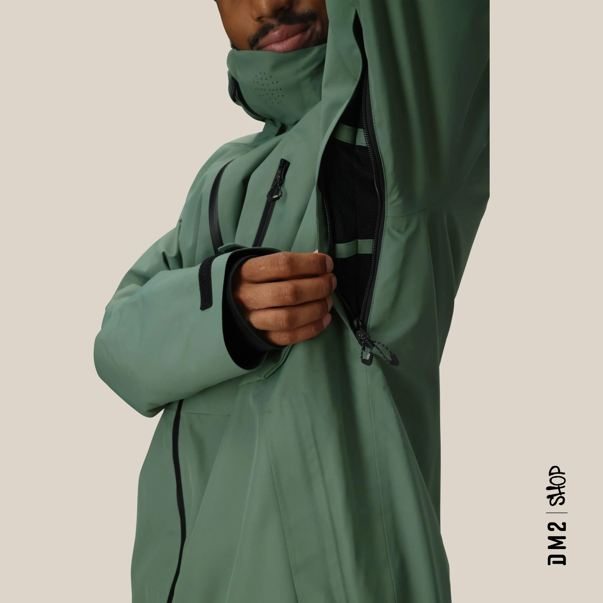 MANTEAU SNOW HOMME HYDRA THERMAGRAPH VERT