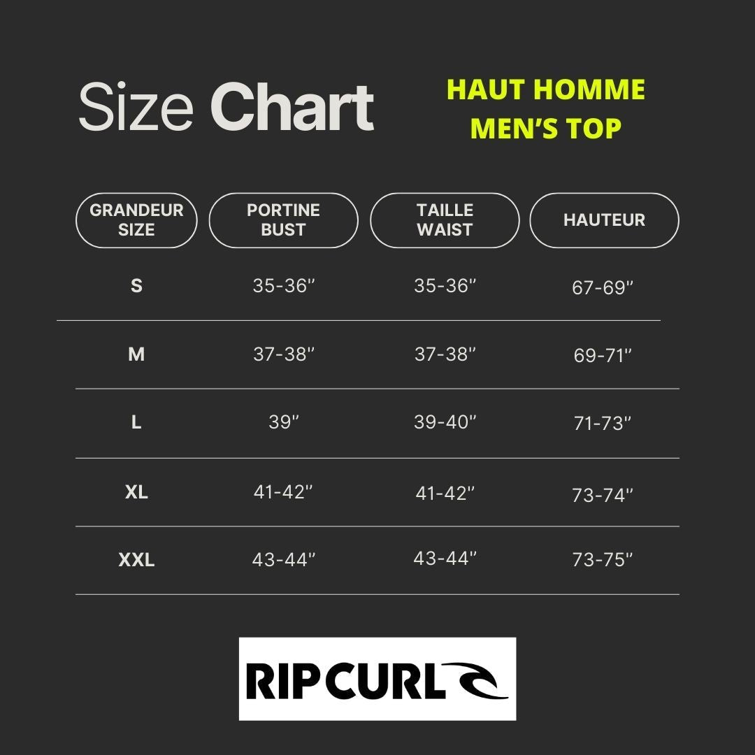 CHANDAIL RIP CURL HOMME FADE OUT ICON - DM2 SHOP