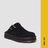 MULE DR MARTENS ZEBZAG SUEDE NOIR