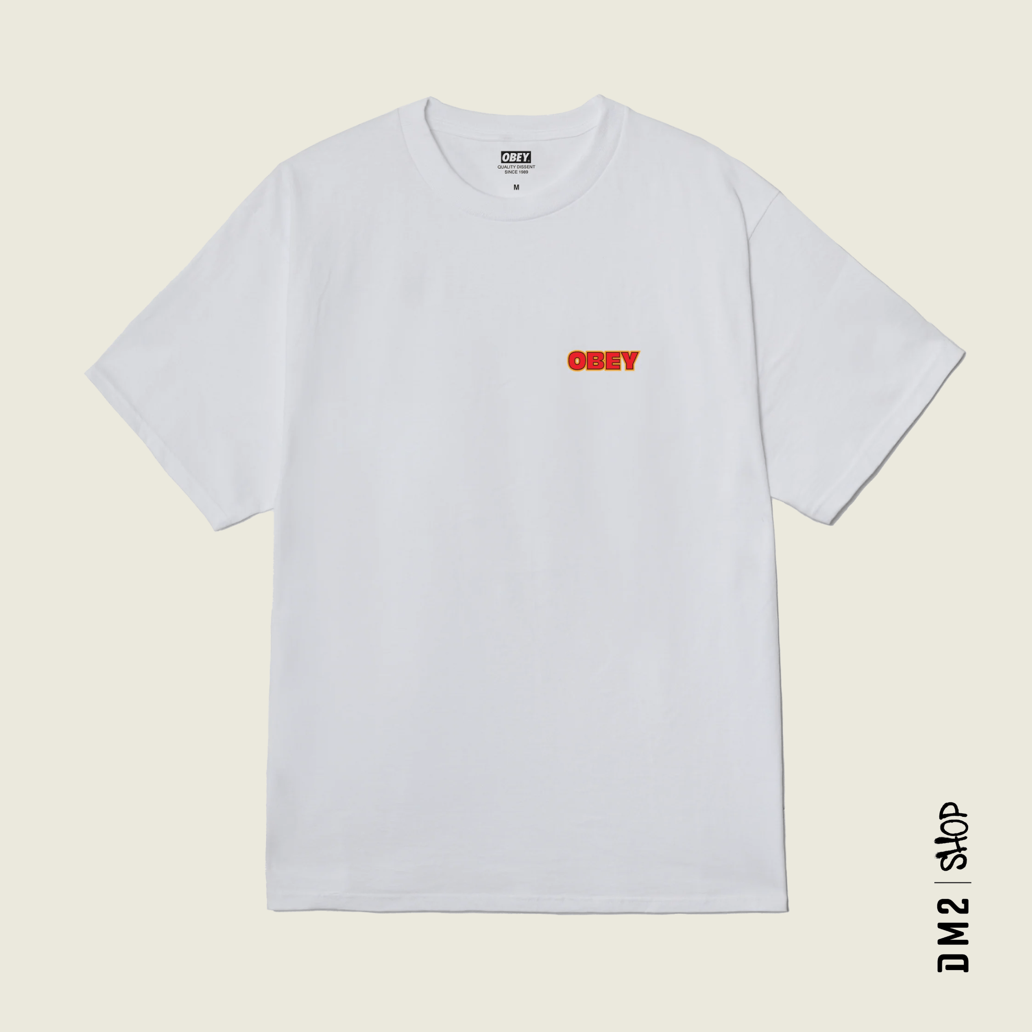 T - SHIRT HOMME OBEY STAR BLANC, OBEY - DM2 SHOP