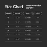 HABIT UNE PIÈCE UNISEXE VOLCOM NOIR ENFANT, 2 à 8 ans - DM2 SHOP