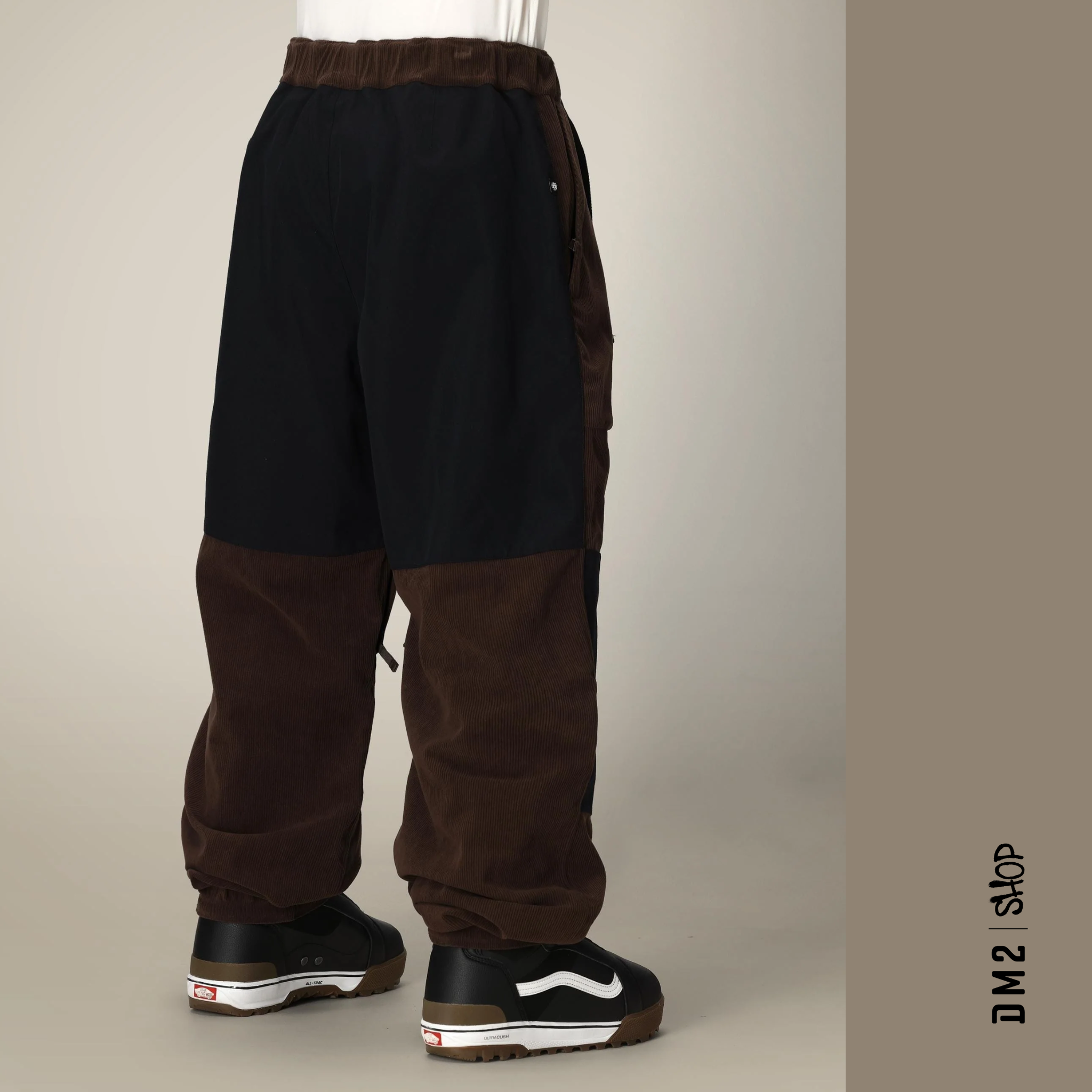 PANTALON BAGGY SNOW PANT GHOST 2.5L CORD COFFEE