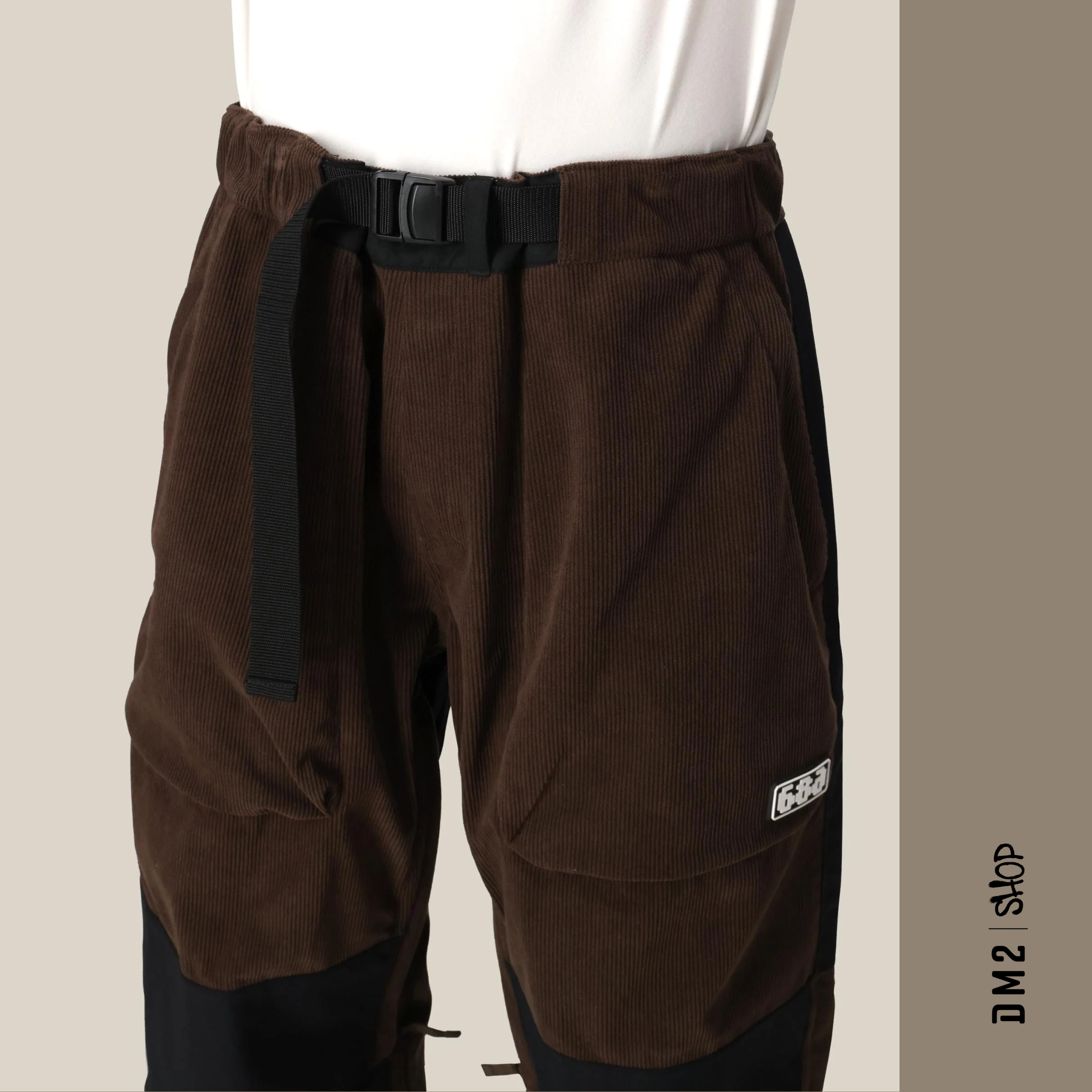 PANTALON BAGGY SNOW PANT GHOST 2.5L CORD COFFEE