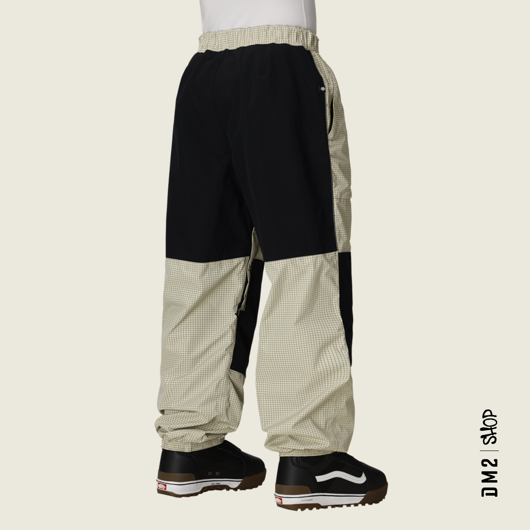 BAGGY SNOW PANT GHOST 2.5L LIMESTONE GRID