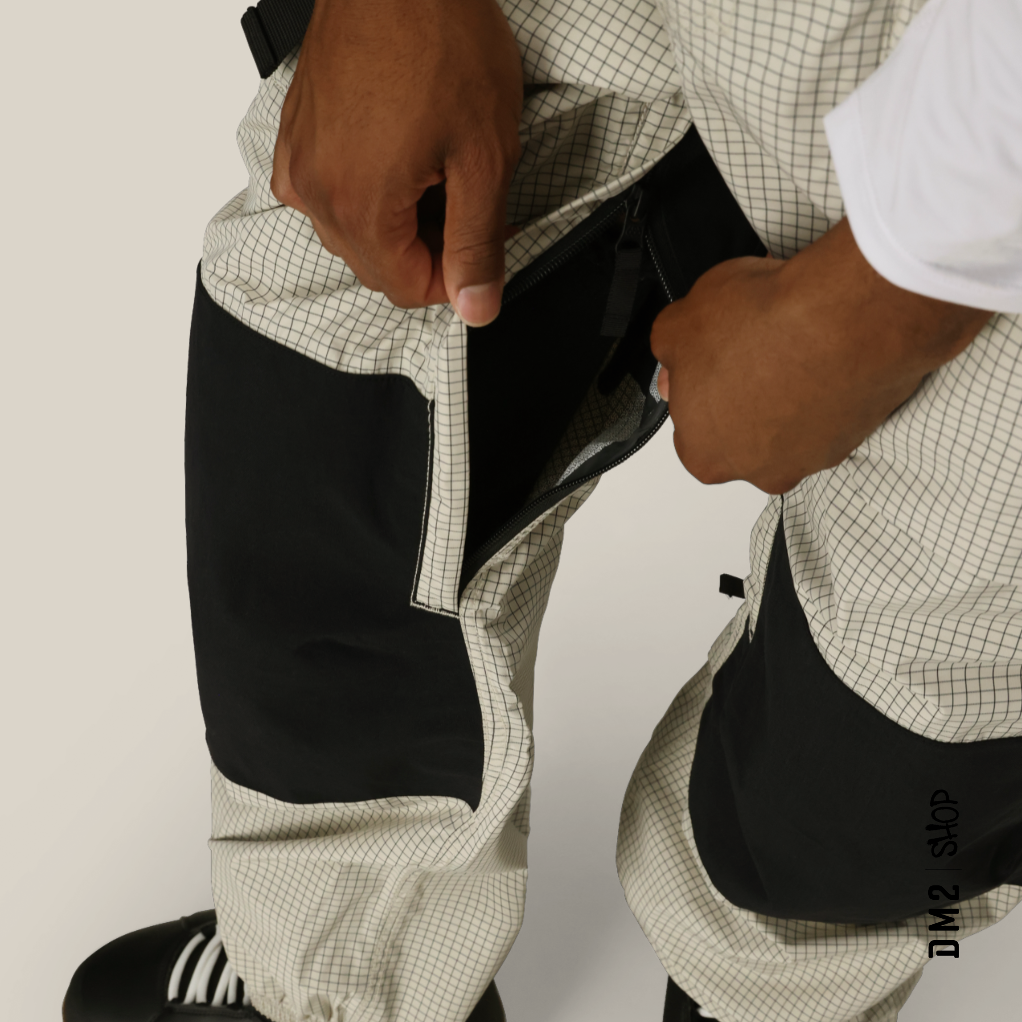 BAGGY SNOW PANT GHOST 2.5L LIMESTONE GRID