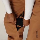 PANTALON BAGGY SNOW PANT SHELL OUTLINE CARAMEL FEMME
