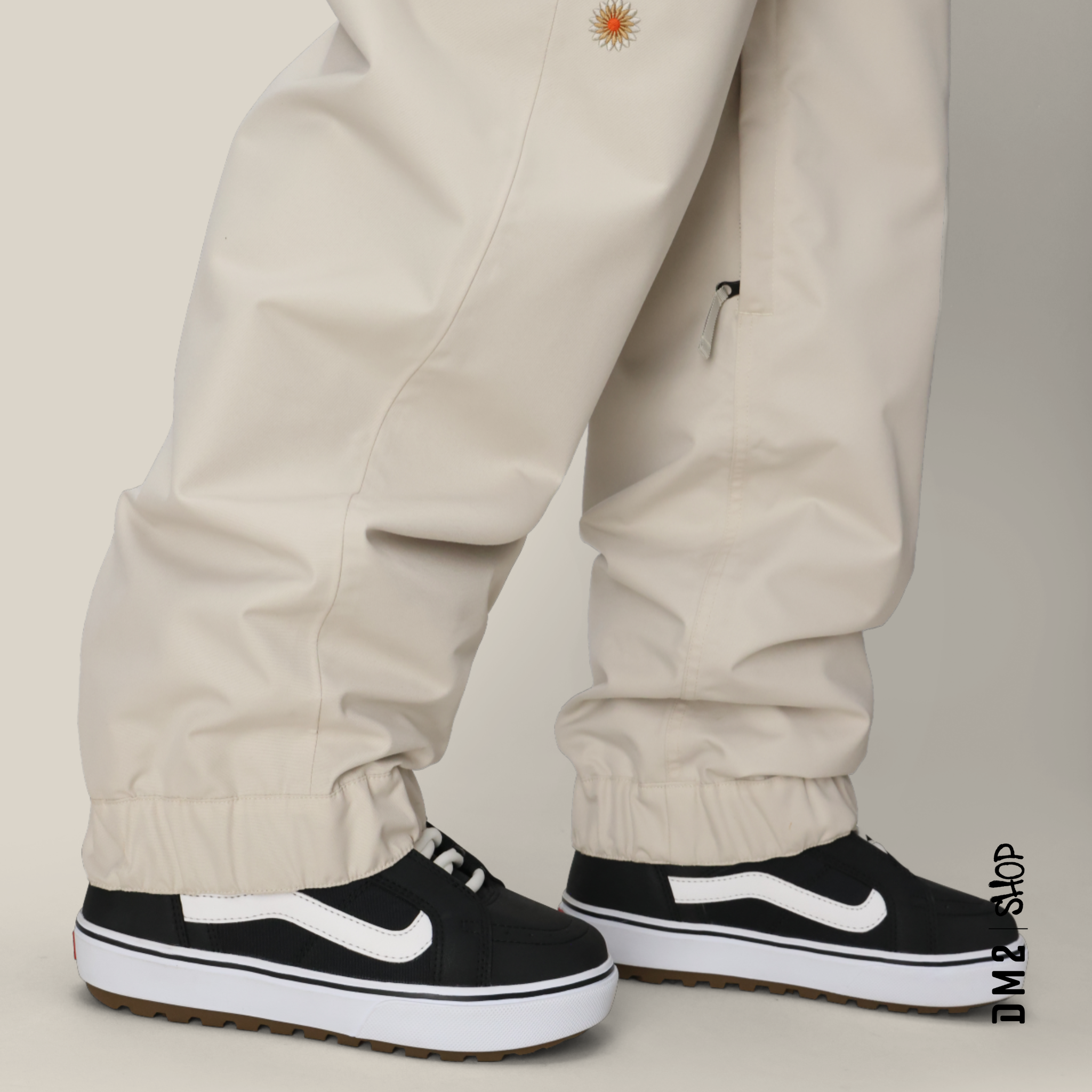 PANTALON 686 BAGGY SNOW PANT SHELL OUTLINE LIMESTONE FEMME