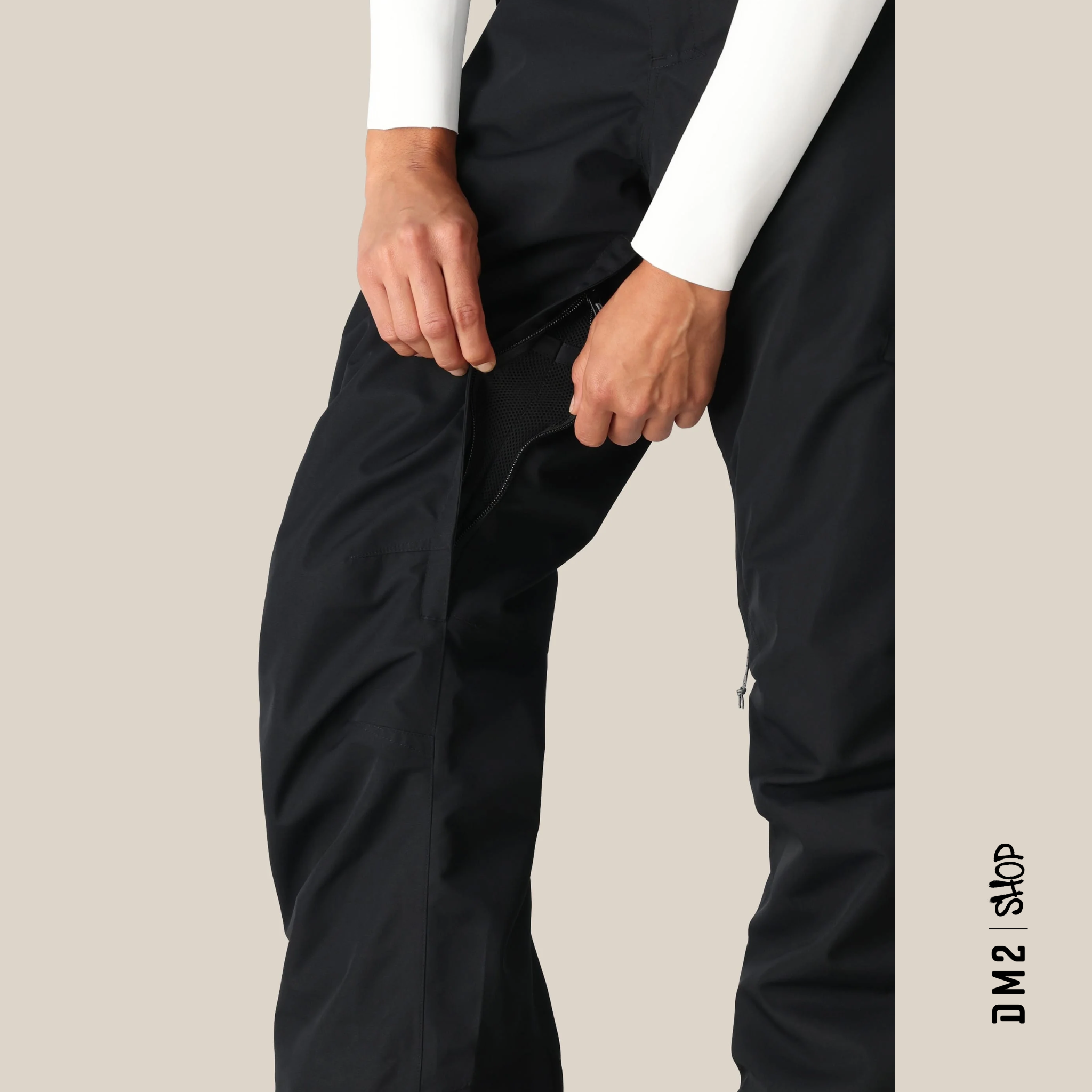 PANTALON SNOW FEMME 3 DANS 1 SMARTY NOIR