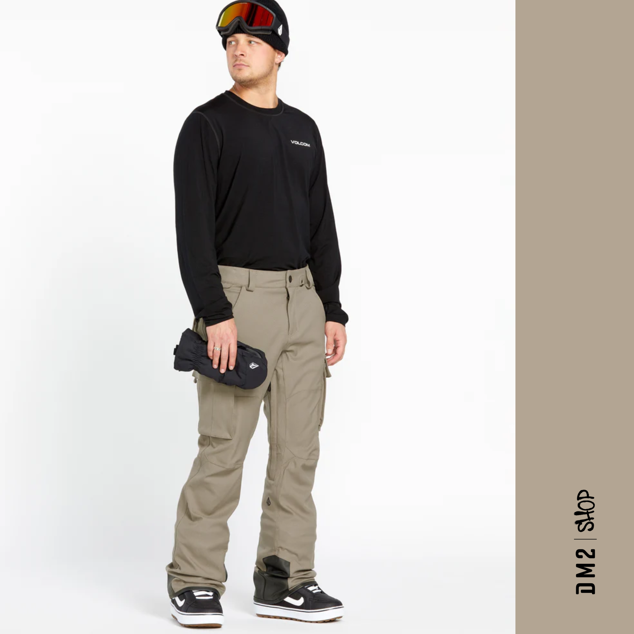 PANTALON CARGO SNOW SHELL NEW ARTICULATED CHESTNUT