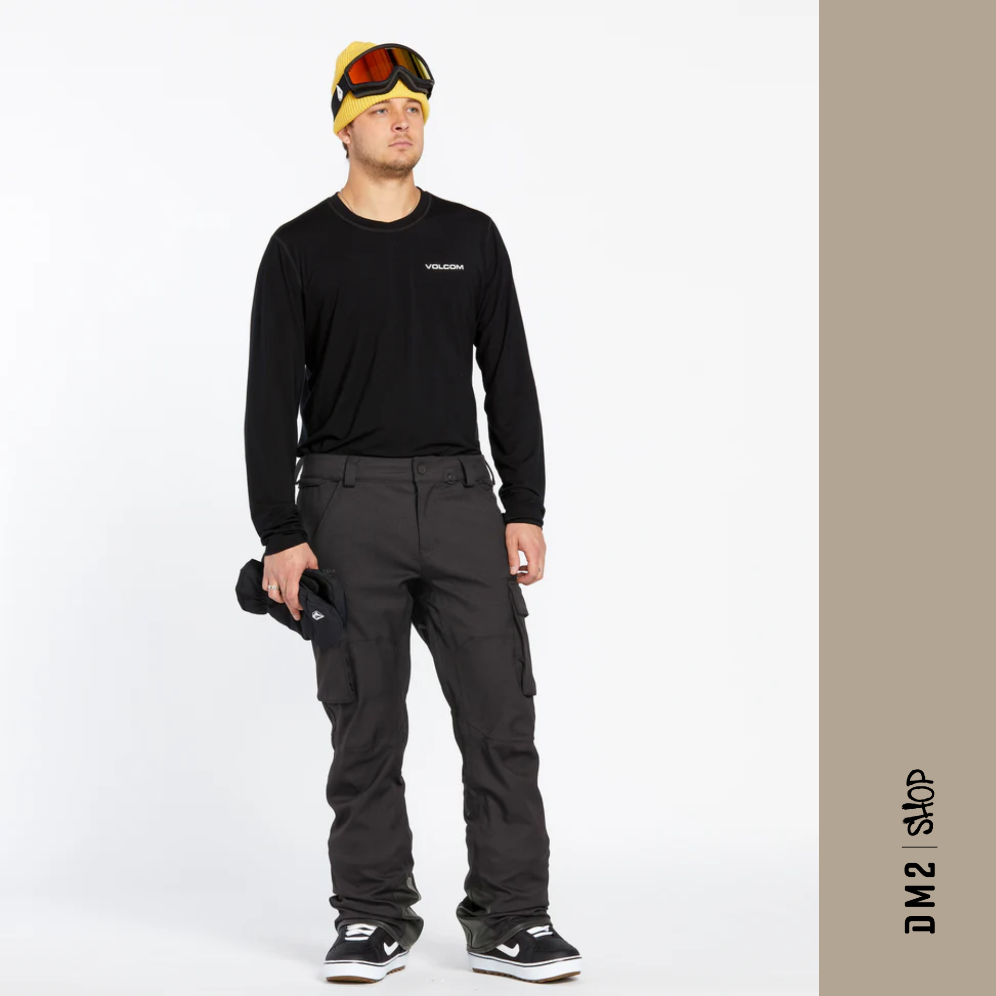 PANTALON CARGO SNOW SHELL NEW ARTICULATED NOIR
