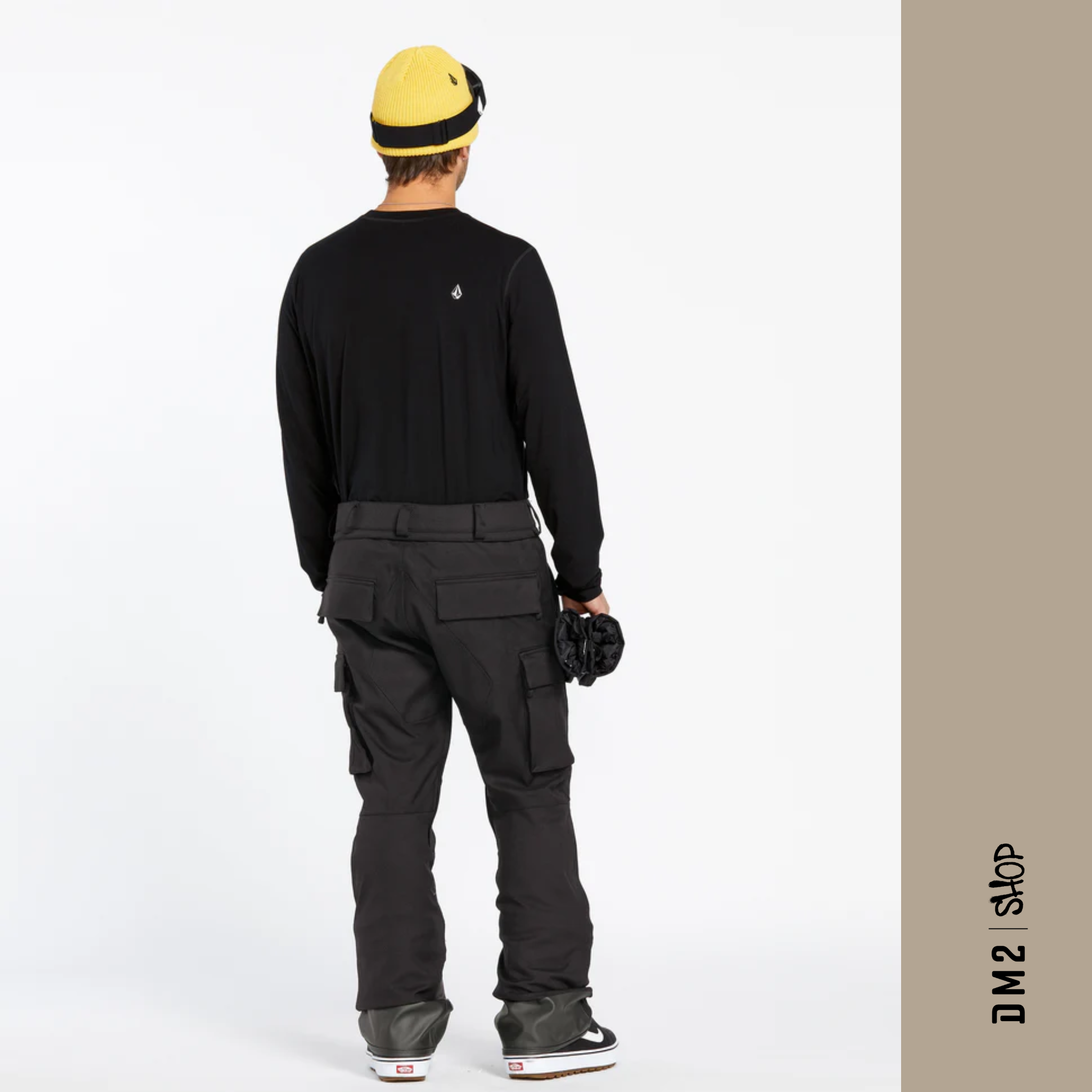 PANTALON CARGO SNOW SHELL NEW ARTICULATED NOIR