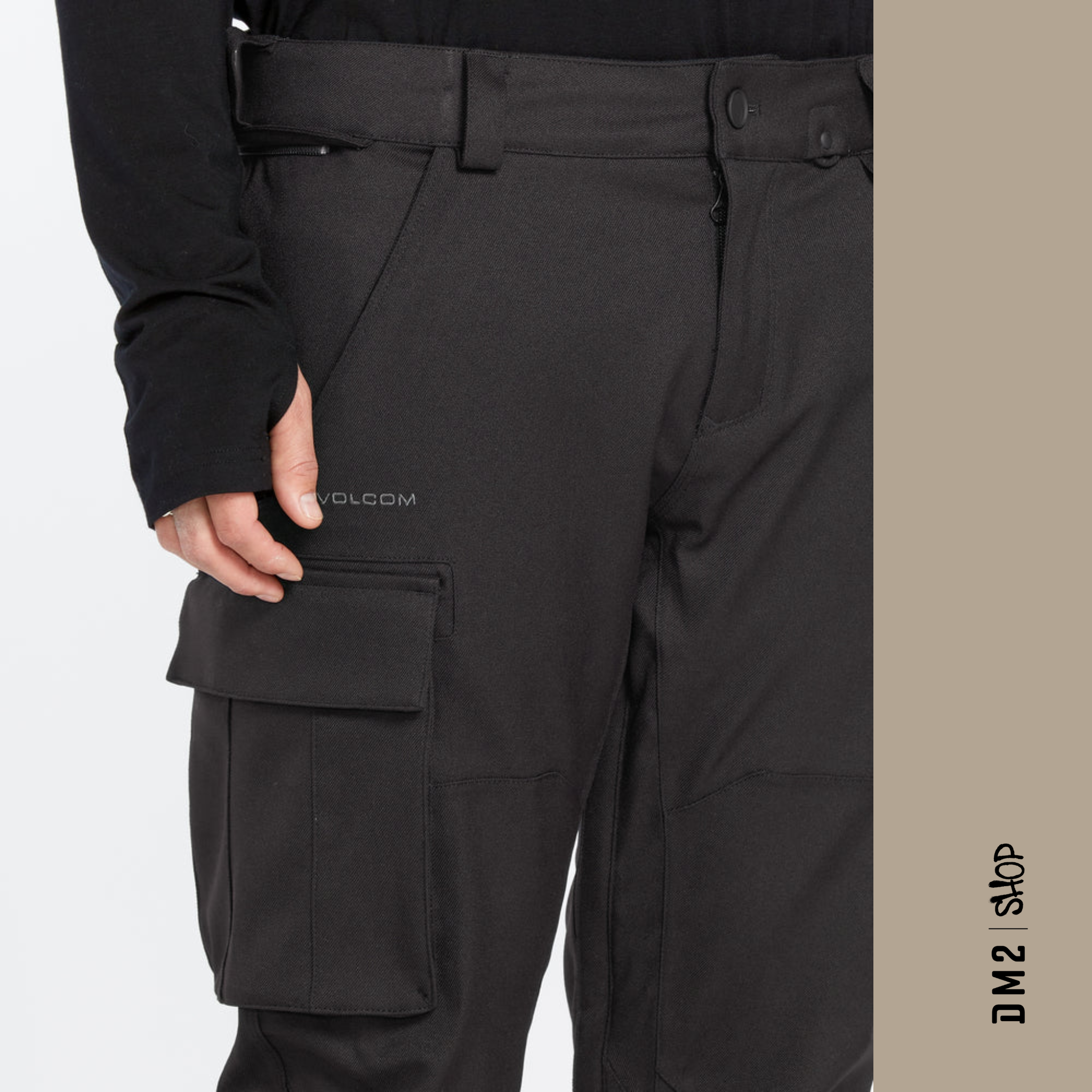 PANTALON CARGO SNOW SHELL NEW ARTICULATED NOIR