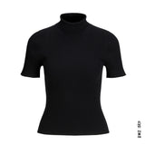 HAUT JJXX FEMME COL ROULÉ JADE CLASSIC NOIR - DM2 SHOP