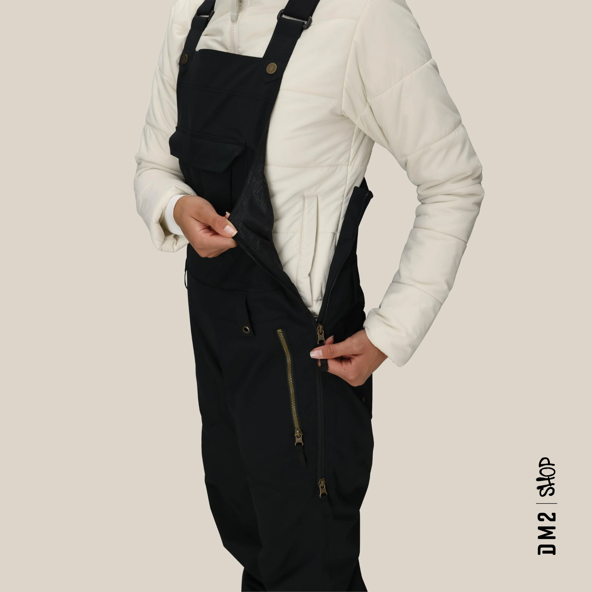 SALOPETTE SNOW FEMME BLACK MAGIC