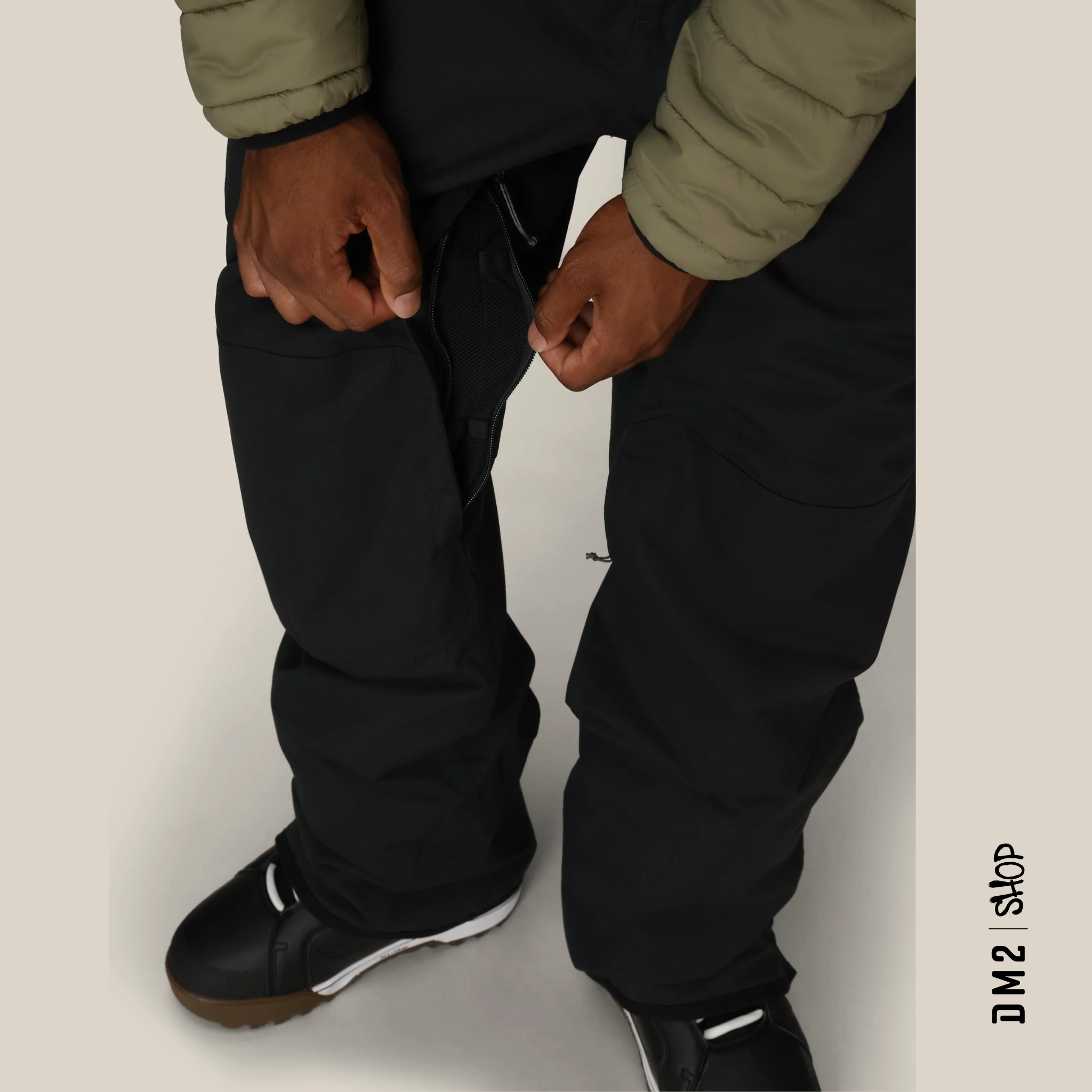 SALOPETTE SNOW HOMME HOT LAP BIB NOIR