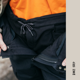 PANTALON SNOW 3 DANS 1 SMARTY NOIR - COURT