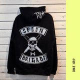 HOOD UNISEXE SPOON BRIGADE NOIR, TEASPOON - DM2 SHOP